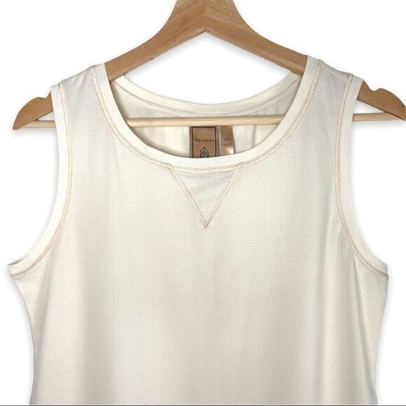 Indygena Asymmetrical Tank in Cream - Picture 3 of 9